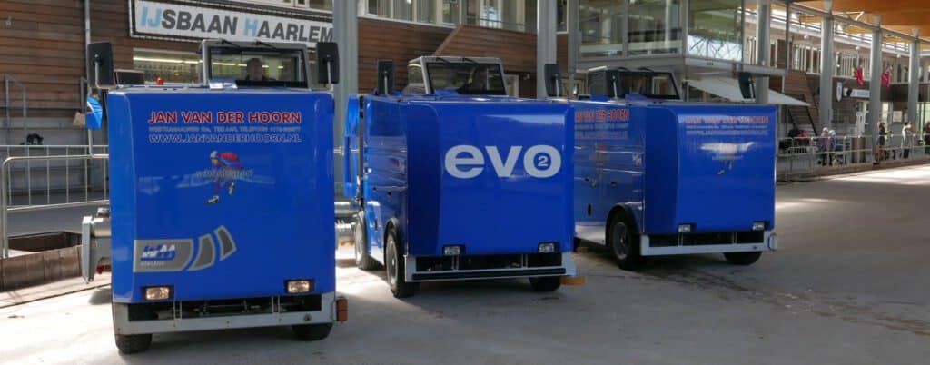 IJsdweilmachines van de IJsbaan Haarlem