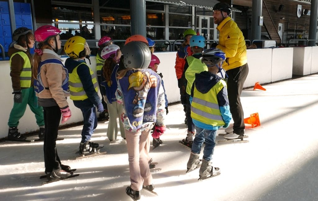 Schaatsles bij Kras Sport op de IJsbaan Haarlem